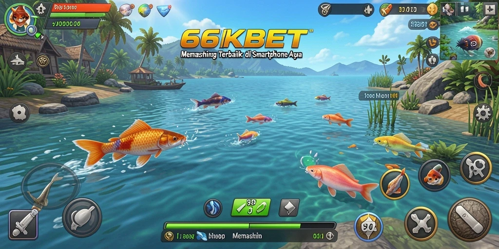 Tangkapan ikan yang hebat dalam permainan memancing 66KBET.