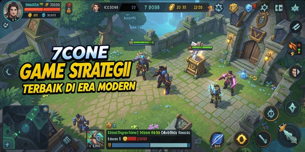 Tampilan gameplay <strong>7CONE</strong> yang menakjubkan dengan strategi yang mendalam.