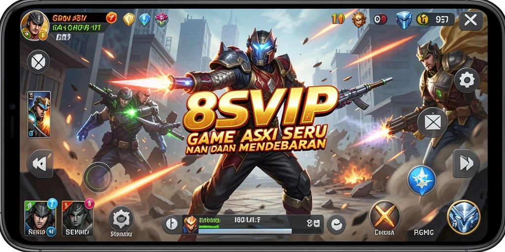 Gameplay aksi seru dan mendebarkan dalam 8SVIP.