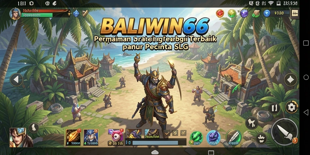 Tangkapan layar gameplay BALIWIN66 yang menunjukkan aksi pertempuran strategis.