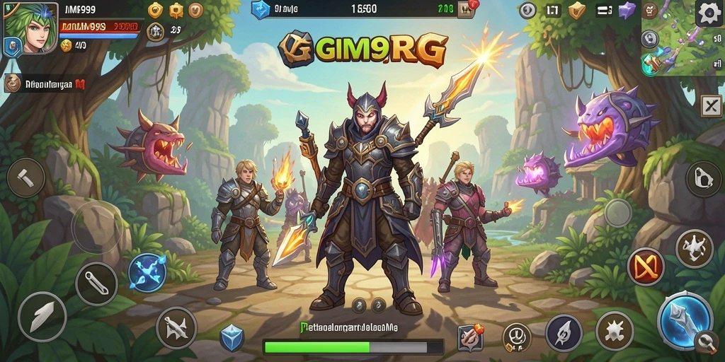 Tampilan gameplay seru dan grafis menawan dari GIM999.