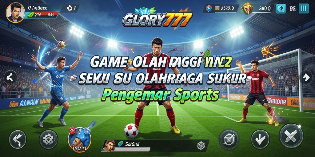Screenshot GLORY777 menampilkan aksi intens dalam pertandingan olahraga.