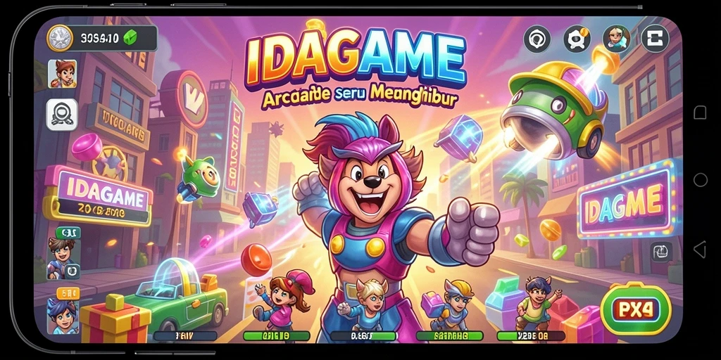 Gameplay seru dari IDAGAME yang penuh tantangan dan keseruan.