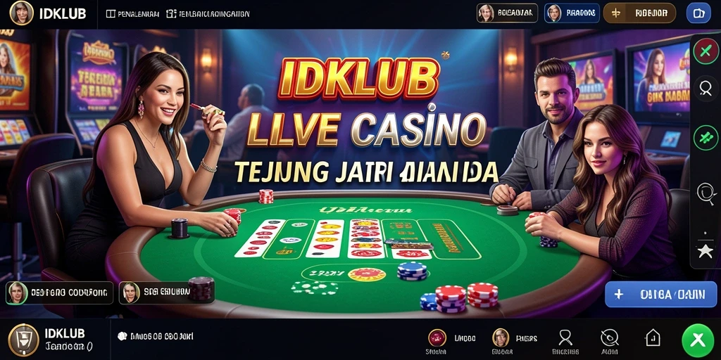 Tampilan gameplay IDKLUB yang mendebarkan dan interaktif.