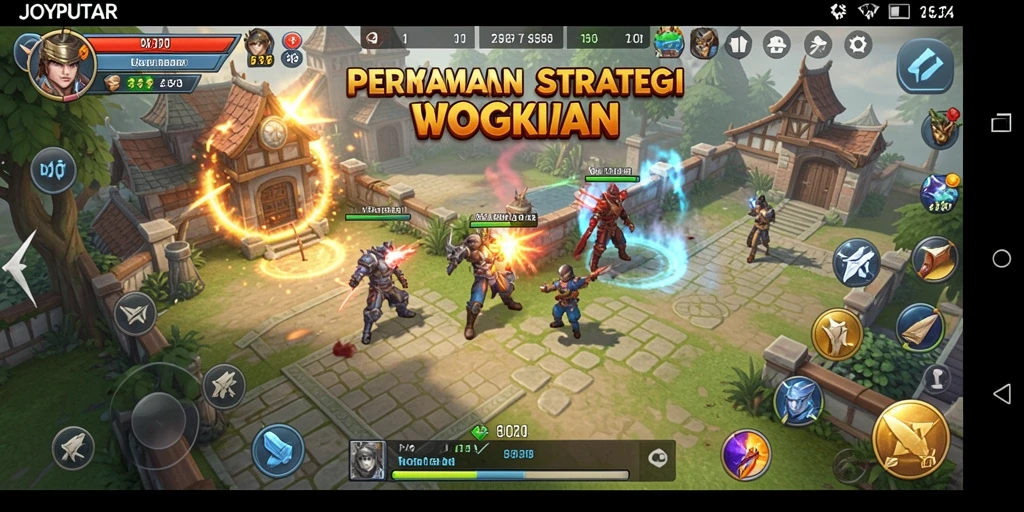Tampilan gameplay menarik dari JOYPUTAR dengan aksi strategi yang mendebarkan.