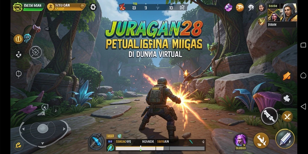Screenshot gameplay JURAGAN28 menunjukkan petualangan menegangkan di dunia virtual.
