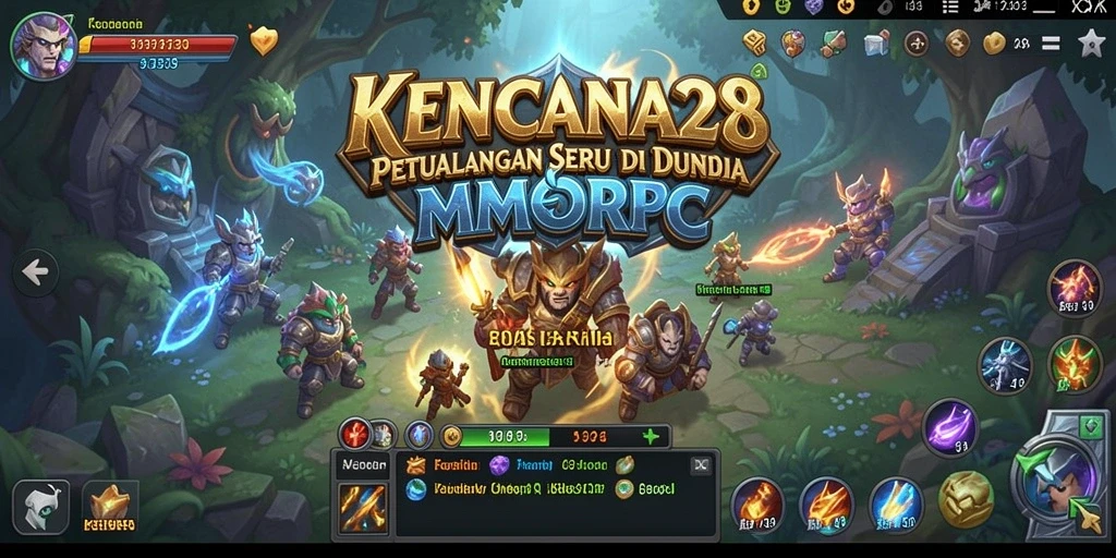 Screenshot gameplay KENCANA28 yang menampilkan petualangan seru dalam MMORPG.
