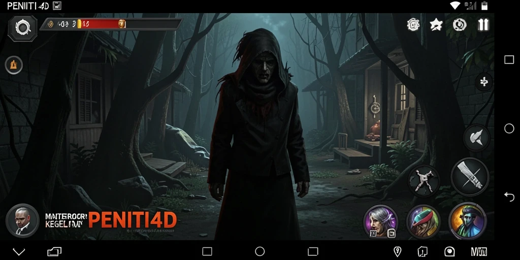 Screenshot menampilkan momen menegangkan dalam gameplay PENITI4D.