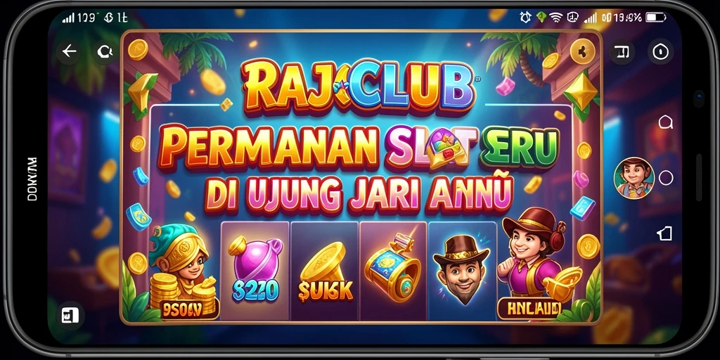 Tampilan grafis menawan dari gameplay RAJACLUB slot.