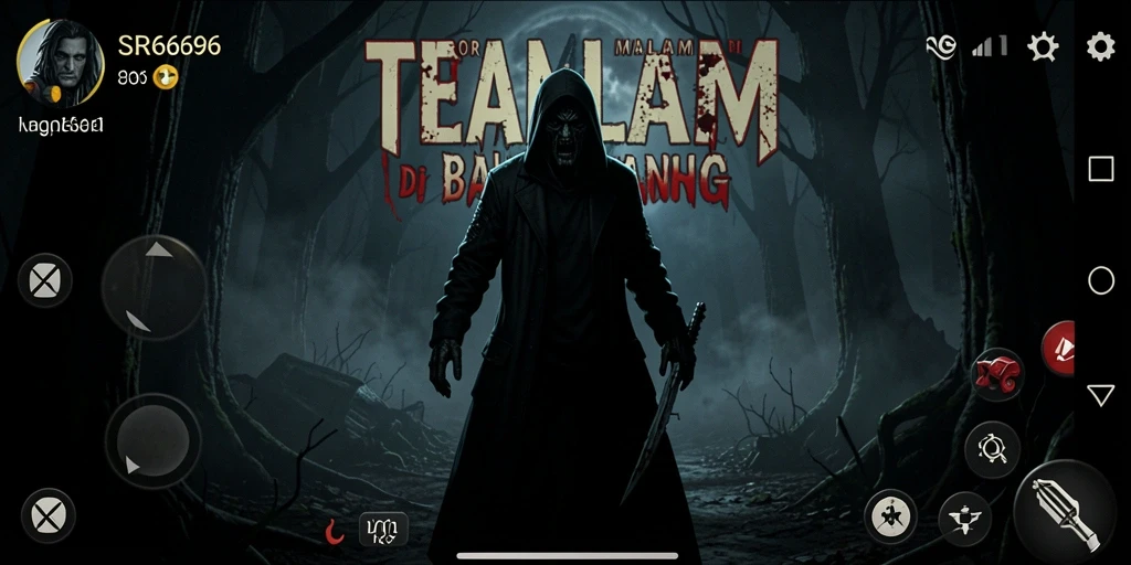 Screenshot menampilkan momen menegangkan di SR6666 selama gameplay Horror.