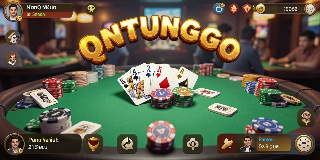 Tampilan gameplay QiuQiu yang seru di UNTUNGGO.