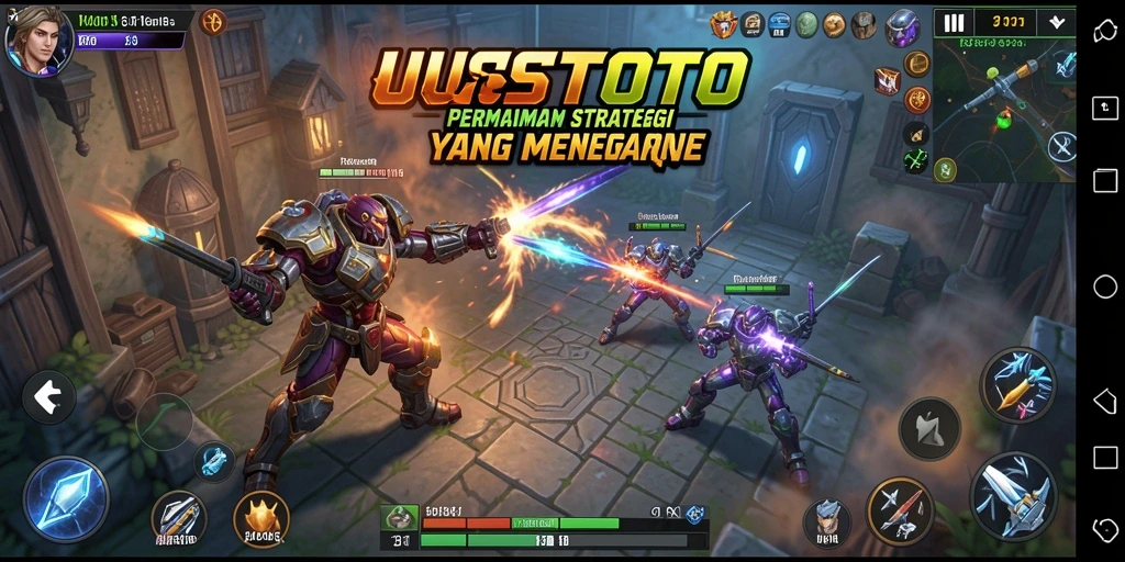 Tampilan gameplay seru dan penuh strategi dari UUSTOTO.